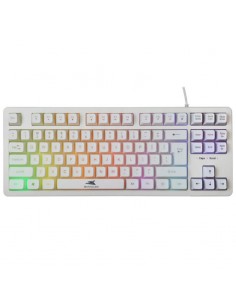 Baracuda Clavier Gamer BGK-01124 Krill RGB Blanc(BGK-01124-WH)