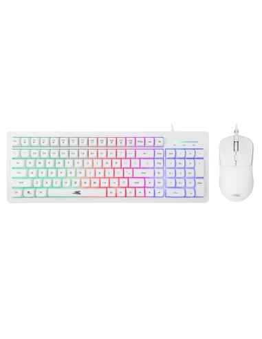 Clavier Souris Gamer Baracuda Orca BGC Blanc (BGC-012)