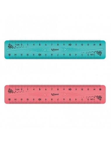 Règle 15 cm MAPED - TWIST'N Pulse Flowpack (278810)