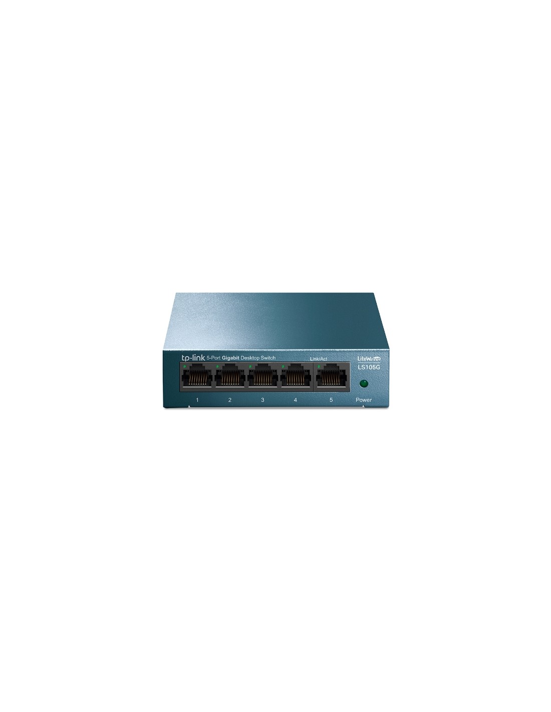 Switch 5 ports de bureau 10/100/1000Mbps avec indicateurs LED