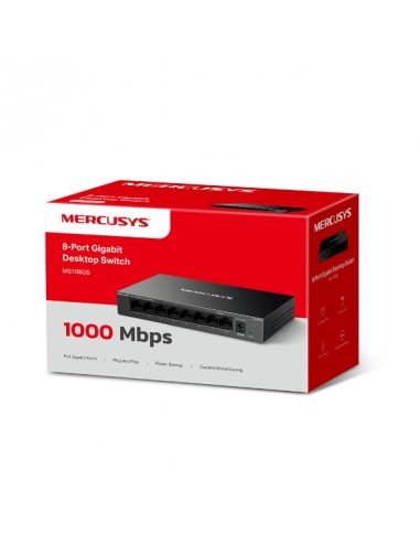 Mercusys TP-Link Switch 8 ports Gigabit de bureau MS108GS en Tunisie
