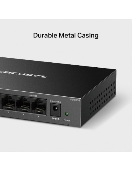 Mercusys TP-Link Switch 8 ports Gigabit de bureau MS108GS en Tunisie