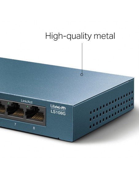 Switch 8 ports 10/100/1000Mbps de bureau (TL-LS108G) Switch 8 ports 10/100/1000Mbps de bureau (TL-LS108G)