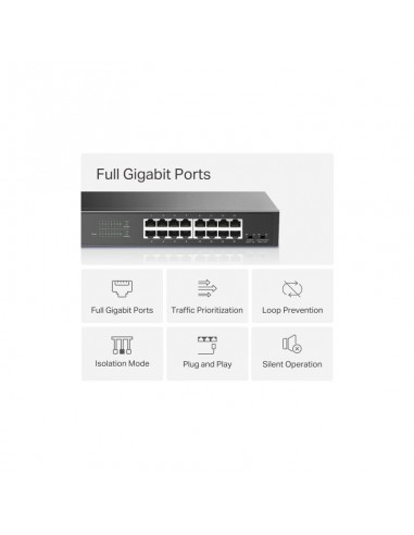 MERCUSYS MS116GS TP-Link Switch 16 ports Gigabit en Tunisie
