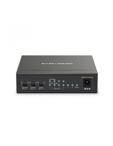 Switch 6 PORTS Mercusys TL-MS106LP De Bureau 10/100Mbps / Avec 4 ports PoE+(TL-MS106LP) Switch 6 PORTS Mercusys TL-MS106LP De Bureau 10/100Mbps / Avec 4 ports PoE+(TL-MS106LP)