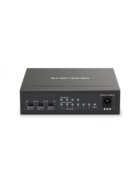 Switch 6 PORTS Mercusys TL-MS106LP De Bureau 10/100Mbps / Avec 4 ports PoE+(TL-MS106LP) Switch 6 PORTS Mercusys TL-MS106LP De Bureau 10/100Mbps / Avec 4 ports PoE+(TL-MS106LP)