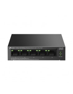 Switch 5 ports TP-Link de bureau 10/100 Mbps avec PoE 4 ports(TL-LS105LP)