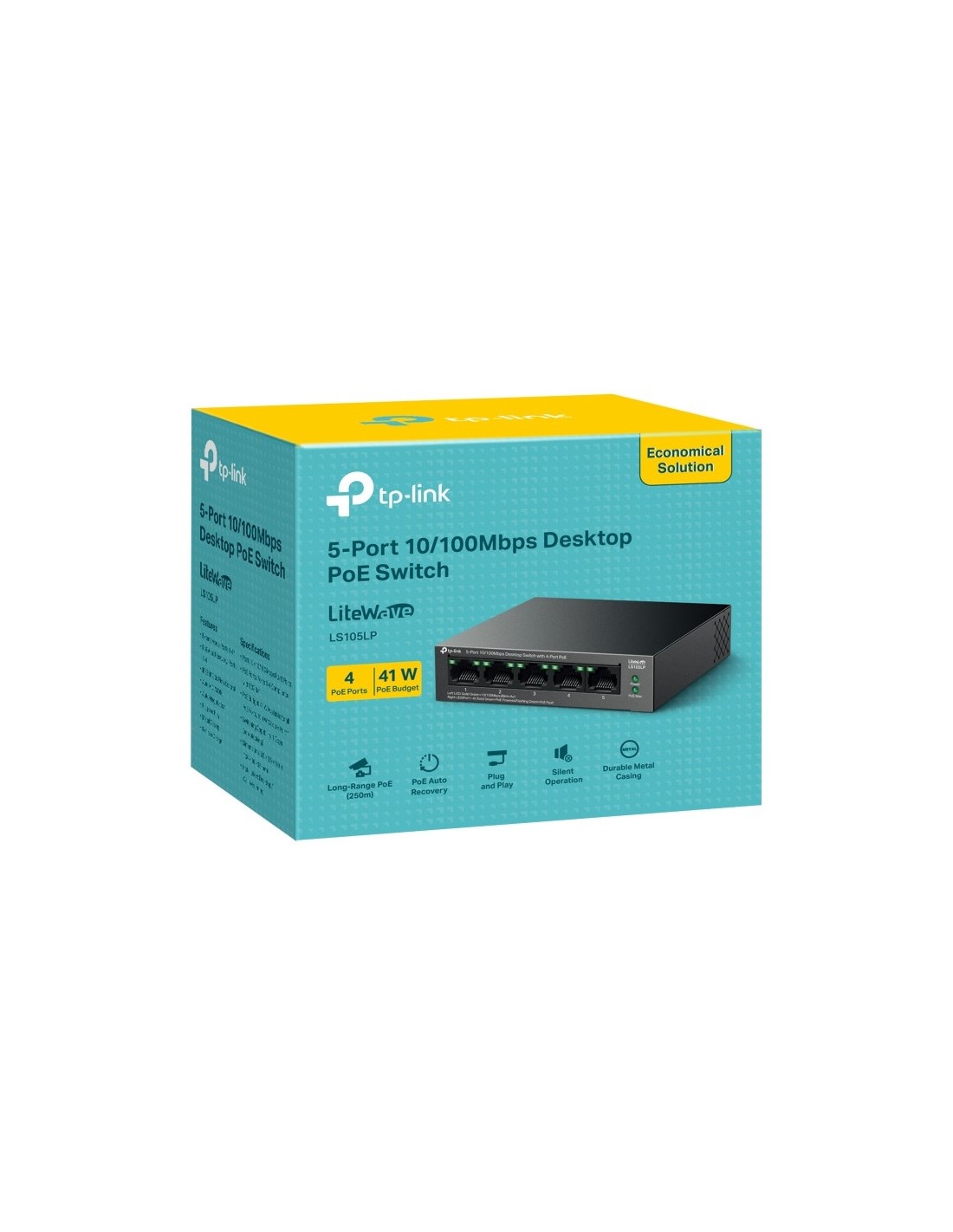 switch TP-Link prix Tunisie avec PoE 4 ports