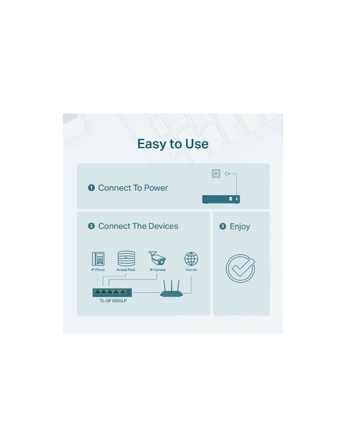 Switch PoE TP-LINK compact