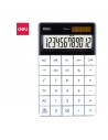 Calculatrice de bureau blanche DELI E1589 12 digits