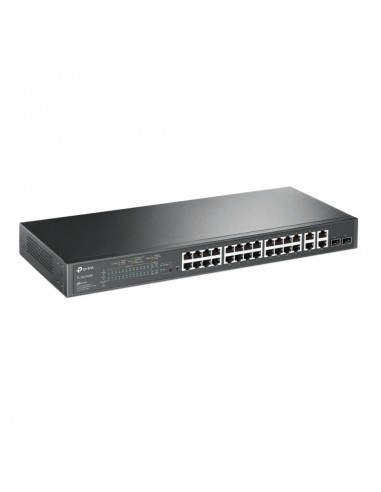 Switch 24 Port PoE Tp-Link Administrable + 4 Port Gigabit Smart(TL-SL2428P)