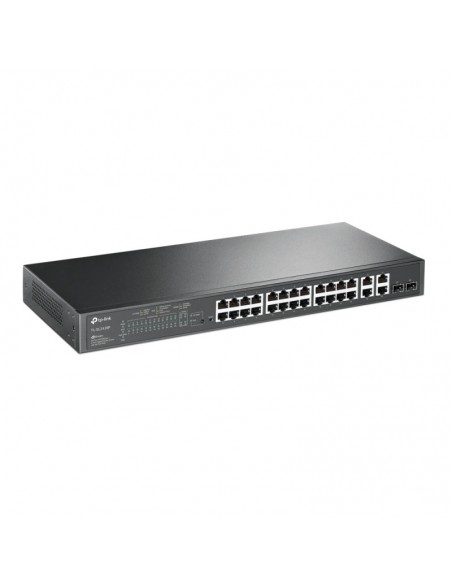 Switch 24 Port PoE Tp-Link Administrable + 4 Port Gigabit Smart(TL-SL2428P) Switch 24 Port PoE Tp-Link Administrable + 4 Port Gigabit Smart(TL-SL2428P)