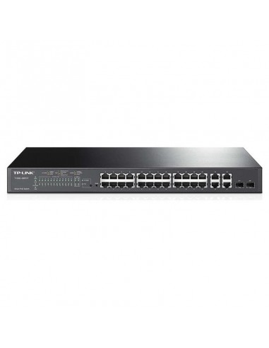 Switch 24 Port PoE Tp-Link Administrable + 4 Port Gigabit Smart(TL-SL2428P) Switch 24 Port PoE Tp-Link Administrable + 4 Port Gigabit Smart(TL-SL2428P)