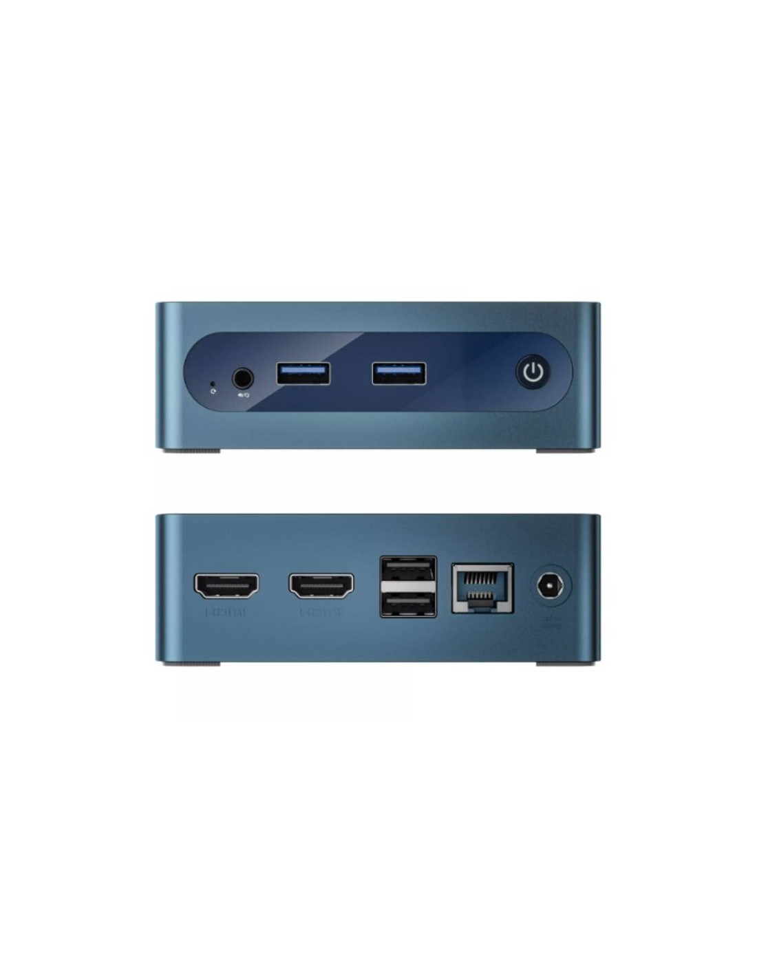 Connectique Mini PC BMAX B1 Plus Mini PC Windows 11 BMAX B1 Plus avec double HDMI USB et RJ45