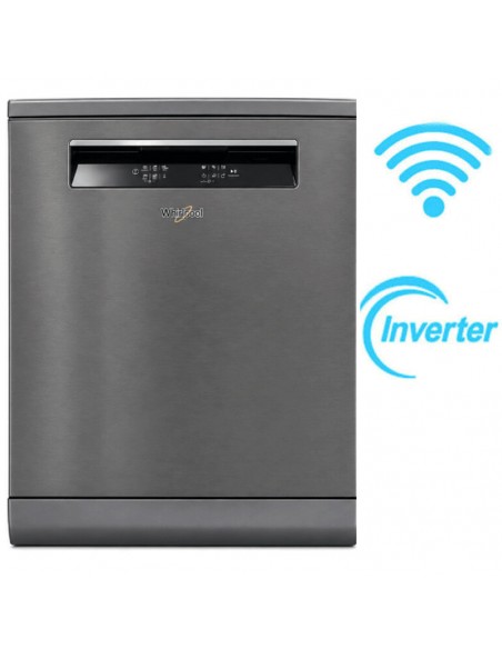 Lave-vaisselle Whirlpool grande capacité Dark Inox Lave-vaisselle Whirlpool grande capacité Dark Inox