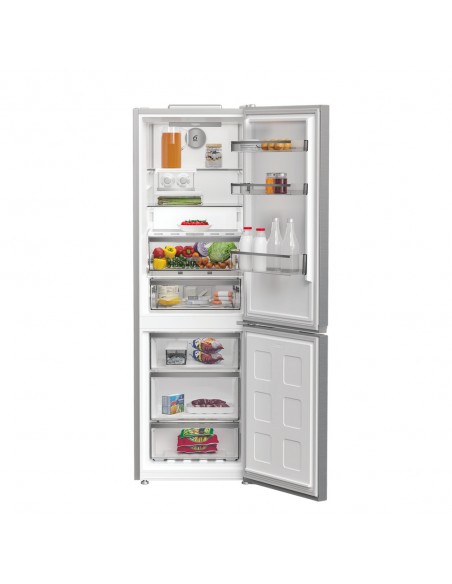 Réfrigérateur Whirlpool 500L Brut 420L Net Combiné Inox (WBMF706353XNA)