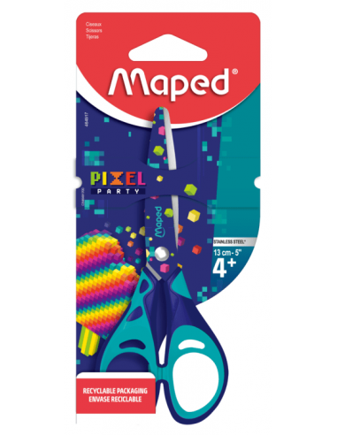 Ciseaux 13 cm Maped scolaires Pixel Party (464917) en Tunisie
