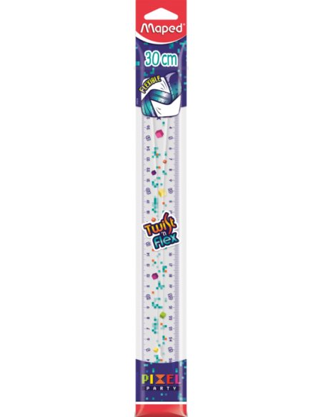 Règle Twist’n Flex Maped 30 cm Pixel Party(279318) Règle Twist’n Flex Maped 30 cm Pixel Party(279318)