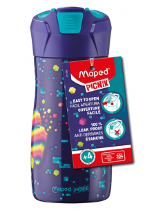 Gourde Inox Enfant Maped Pixel Party 430 ML (871298)