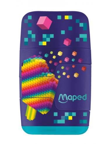 Taille-crayons Gomme Maped Connect Pixel Party (49222) Taille-crayons Gomme Maped Connect Pixel Party (49222)