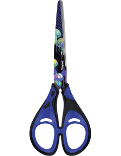 Ciseaux Maped Sensoft 13cm bouts ronds anneaux Pixel party (464918) en Tunisie