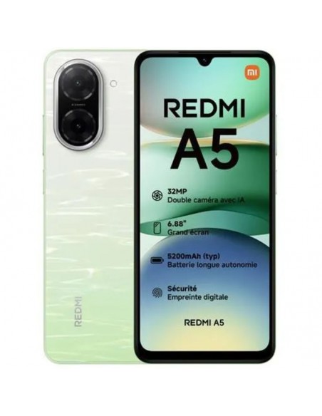 Smartphone XIAOMI Redmi A5 4G 3/64Go - Vert (A5-3/64-Vert)