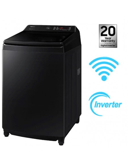 Détails du panneau de commande de la machine à laver Samsung 19 kg