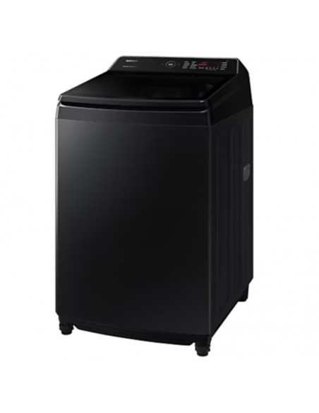 Machine à laver Samsung noire grande capacité pour famille nombreuse