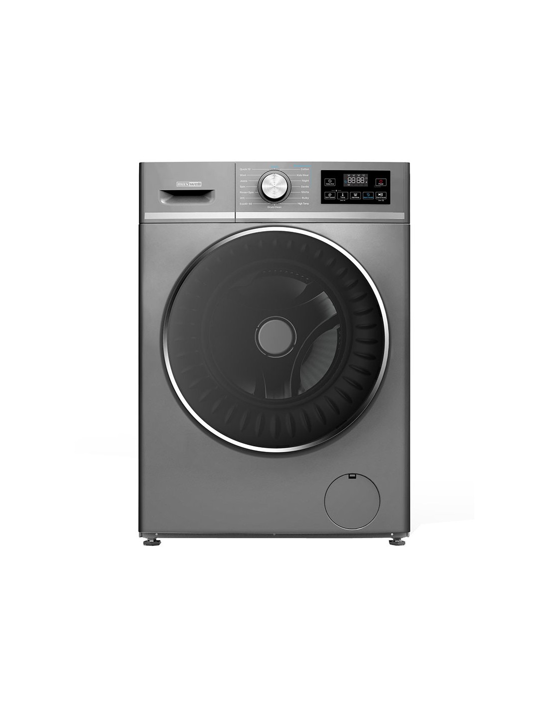 Lave-linge MAXWELL 12 kg Silver Lave-linge MAXWELL 12 kg Silver vue de face