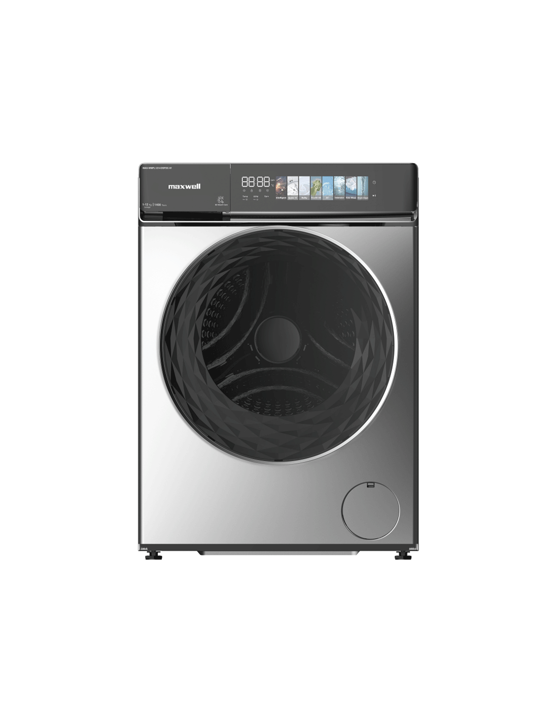 Lavante-séchante MAXWELL 12 kg Inverter Dark Silver Lavante-séchante MAXWELL MAX-WMFL12C6DSFDC-IV Dark Silver 12 kg
