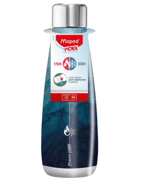 Maped Bouteille isotherme en inox – 500 ML (871198) Maped Bouteille isotherme en inox – 500 ML (871198)