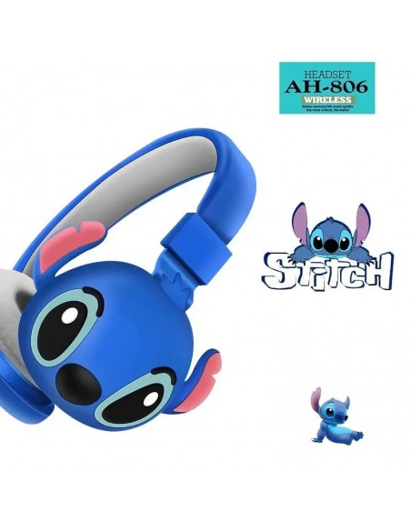 Casque Enfant Bluetooth stitch (AH-806-Bleu) Casque Enfant Bluetooth stitch (AH-806-Bleu)