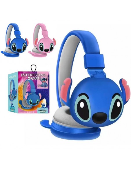 Casque Enfant Bluetooth stitch (AH-806-Bleu) Casque Enfant Bluetooth stitch (AH-806-Bleu)