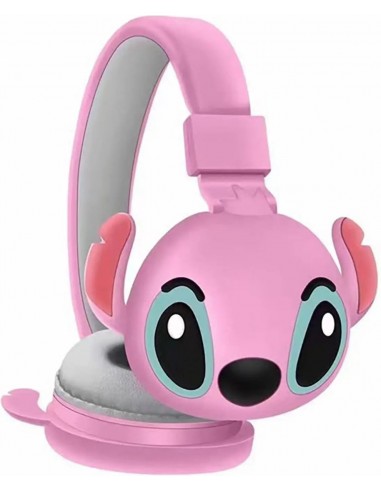 Casque Bluetooth Enfant stitch AH-806-Rose en Tunisie