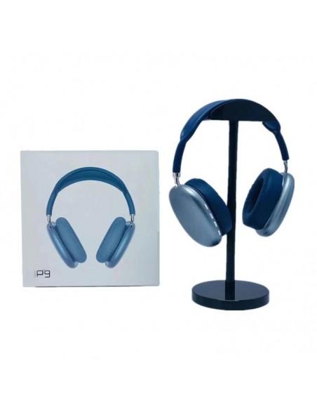 Casque Bluetooth P9 Avec Emplacement Carte Memoire - Bleu en Tunisie