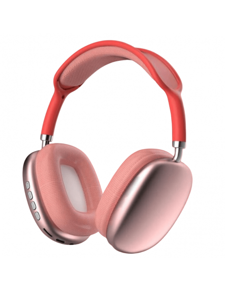 Casque Bluetooth P9 PRO MAX Sans Fil - Rouge En Tunisie