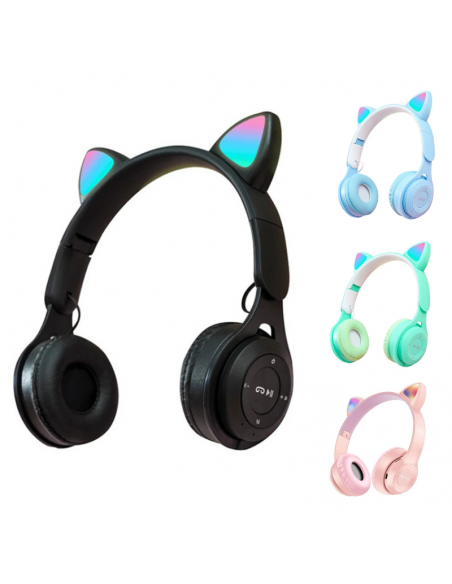 Casque Bluetooth Y08 CAT Noir en Tunisie Casque Bluetooth Y08 CAT Noir en Tunisie