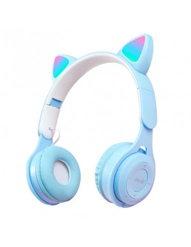 Casque Bluetooth Y08 CAT Bleu en Tunisie