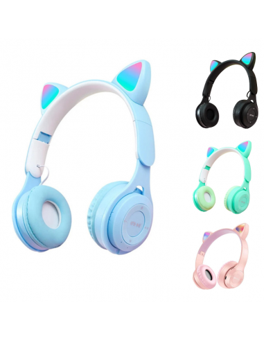 Casque Bluetooth Y08 CAT Bleu en Tunisie Casque Bluetooth Y08 CAT Bleu en Tunisie