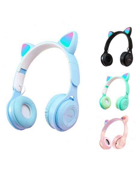 Casque Bluetooth Y08 CAT Bleu en Tunisie Casque Bluetooth Y08 CAT Bleu en Tunisie