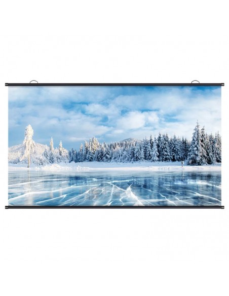 Ecran Blanc Projection Mural Deli E50448-EU 197 x 148 Cm en Tunisie