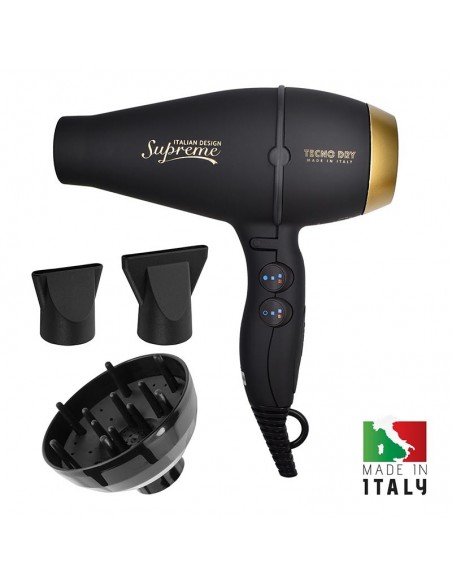 Sèche-cheveux TECNO DRY Supreme Elegant noir Sèche-cheveux TECNO DRY Supreme Elegant noir