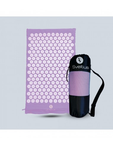 Tapis Acupression SVELTUS 75x44 cm avec Sac de Transport - Violet(1399)