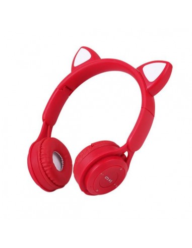 Casque Bluetooth Cat Y08 - Rouge en Tunisie
