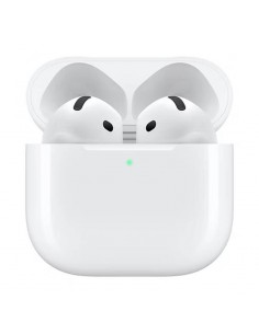 Airpods 4 avec réduction de bruit active et design ergonomique, écouteurs sans fil Apple.