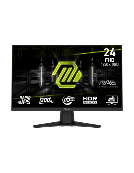 MSI MAG 244F 24″ Ecran Gaming Full HD IPS 200 Hz Noir (9S6-3BC41H-001) MSI MAG 244F 24″ Ecran Gaming Full HD IPS 200 Hz Noir (9S6-3BC41H-001)