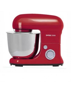 Robot Pétrin SWISSCOOK - Multifonctions 1300 Watts - Rouge (RP-8012)