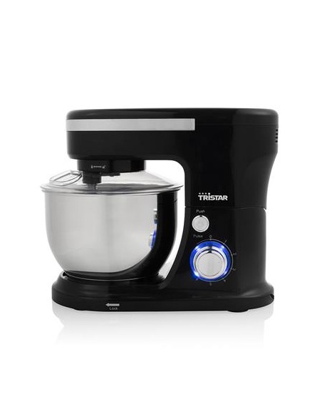 Robot Pâtissier TRISTAR - 4 Litres - 1000 Watts - Noir (MX-4837) Robot Pâtissier TRISTAR - 4 Litres - 1000 Watts - Noir (MX-4837)