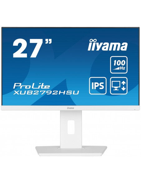 Écran iiyama PROLITE 27" XUB2792HSU-W6 IPS Full HD 100 Hz Blanc (XUB2792HSU-W6) Écran iiyama PROLITE 27" XUB2792HSU-W6 IPS Full HD 100 Hz Blanc (XUB2792HSU-W6)