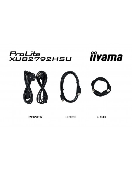 Écran iiyama PROLITE 27" XUB2792HSU-W6 IPS Full HD 100 Hz Blanc (XUB2792HSU-W6) Écran iiyama PROLITE 27" XUB2792HSU-W6 IPS Full HD 100 Hz Blanc (XUB2792HSU-W6)